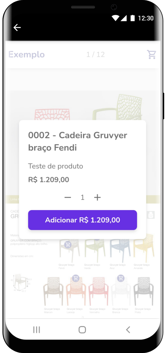 divulgação produtos