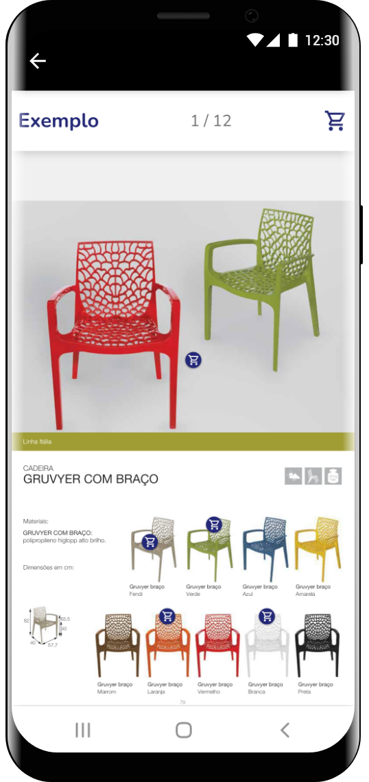 divulgação produtos
